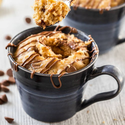 Chocolate Peanut Butter Mug Cake