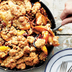 Iron-skillet Peach Crisp