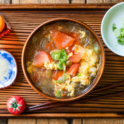 Tomato Egg Vermicelli Soup