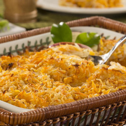Two-toned Shredded Potatoes