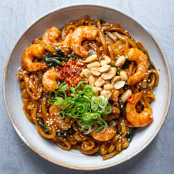 Garlic Butter Shrimp Noodles