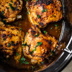 Slow Cooker Chicken Thighs