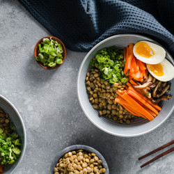 Korean-style Lentil Bowls