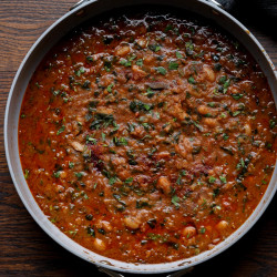 Spicy Lentil Bean Stew