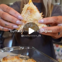 Buffalo Chicken Triangles
