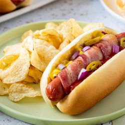 Bacon-wrapped Hot Dogs