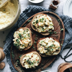 Open-faced Egg Salad Sandwiches