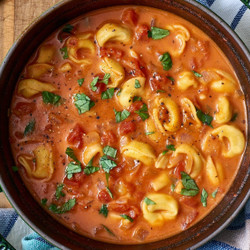 Tomato Tortellini Soup