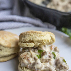 The Best Sourdough Biscuits And Gravy Recipe