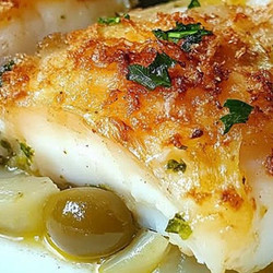 Portuguese Roasted Cod With Potatoes &amp; Olives