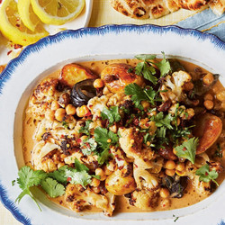 Oven-baked Butter Chickpeas