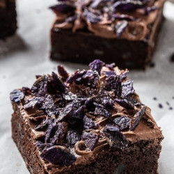 Purple Potato Brownies