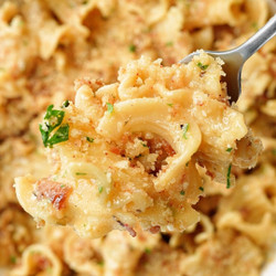 Roasted Garlic Butter Pasta