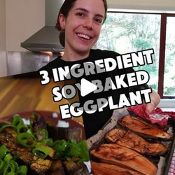 Soy Baked Eggplant