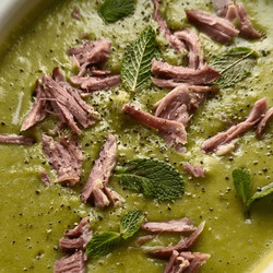 Creamy Pea And Ham Soup