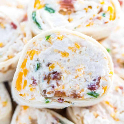 Bacon Cheddar Ranch Pinwheels