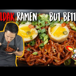 Homemade Buldak Ramen