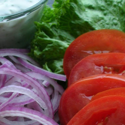 Chicken Gyros With Tzatziki Sauce