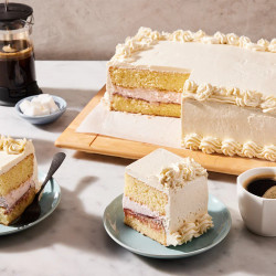 Raspberry And Honey Sheet Cake Layer Cake
