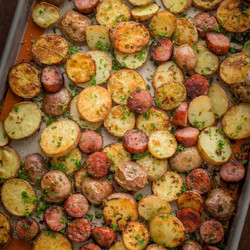 Roasted Potatoes And Kielbasa