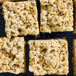 Black Sesame Rice Krispies Treats