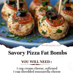 Savory Pizza Fat Bombs