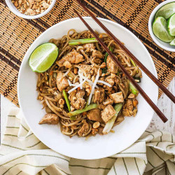Homemade Chicken Pad Thai