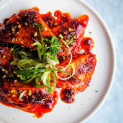 Honey And Harissa Glazed Halloumi