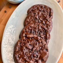 Crackly Chewy Brownie Cookies