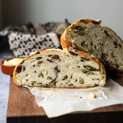 No Knead Olive Bread