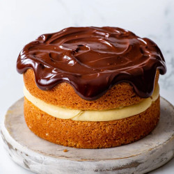 Small Batch Vegan Boston Cream Pie
