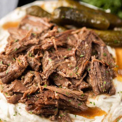 Crock Pot Dill Pickle Pot Roast