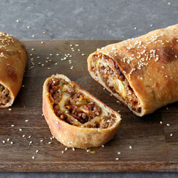 Cheeseburger Garbage Bread