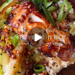 Miso Black Cod In Spicy Brothy Rice
