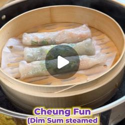 Cheung Fun (shrimp Rice Rolls)