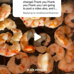 Frozen Shrimp In Air Fryer (with Garlic Butter Sauce)