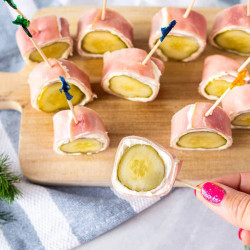 Ham And Pickle Roll Ups