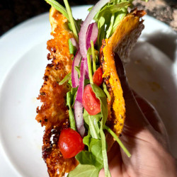5-minute Chili Crunch Breakfast Tacos