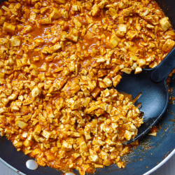 Copycat Chipotle Sofritas (spicy Adobo Braised Shredded Tofu)