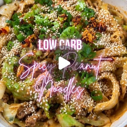Spicy Peanut Chicken With Cabbage Noodles