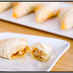 Crawfish Phyllo Triangles