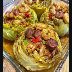 Cajun Stuffed Cabbage