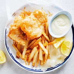 Captain Moonlite’s Vodka-battered Fish And Chips