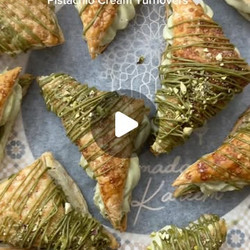 Pistachio Cream Turnovers