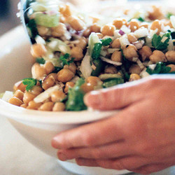 Warm Chickpea, Fennel And Parsley Salad