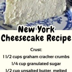 New York Cheesecake Recipe