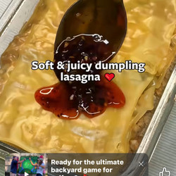Viral Tofu Dumpling Lasagna