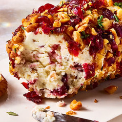 Cranberry Walnut Cheese Log