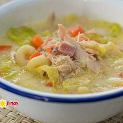 Filipino Chicken Macaroni Sopas
