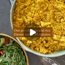 Easy One-pot Chicken And Rice (plow)